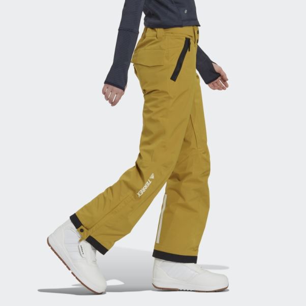 Pantalon Stretch Isolé à Deux Couches Adidas Resort Olive