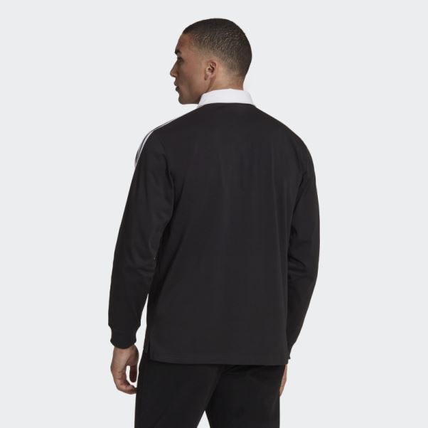 Polo Adidas All Blacks Rugby Heritage Noir