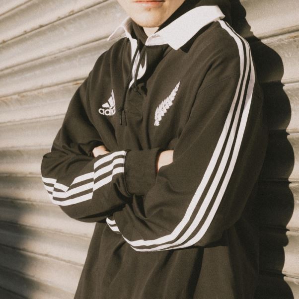 Polo Adidas All Blacks Rugby Heritage Noir