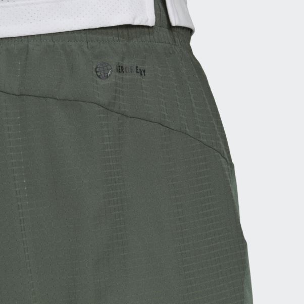 Short D'entraînement Vert Oxyde Hiit Spin Adidas