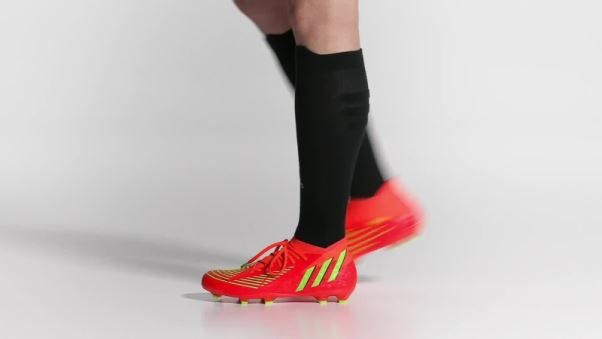 Adidas Predator Edge.2 Chaussures De Sol Ferme Rouge