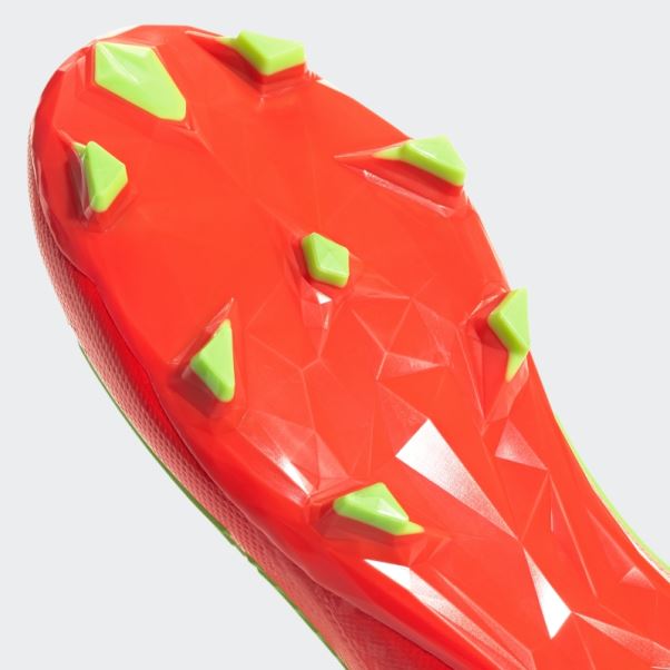 Adidas Predator Edge.2 Chaussures De Football Pour Terrain Sec Rouge