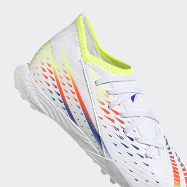 Adidas Predator Edge.3 Chaussures De Gazon Blanc