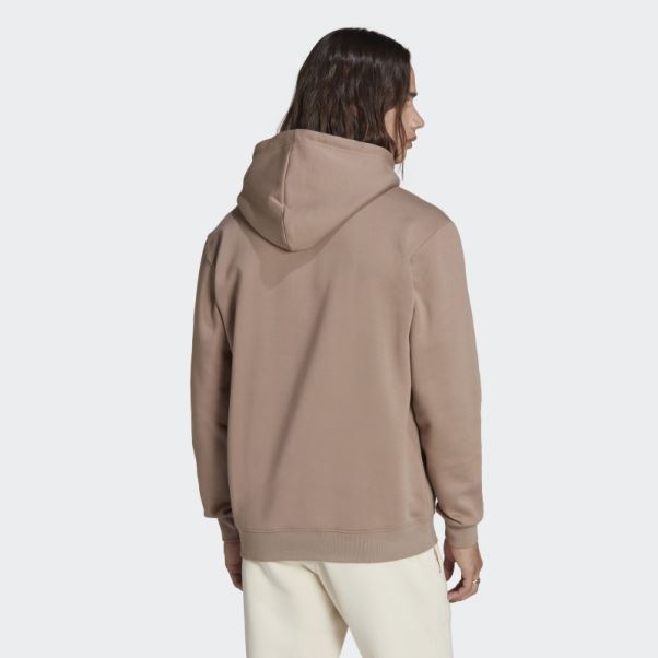 Sweat à Capuche Adidas Wander Hour Marron Crayeux