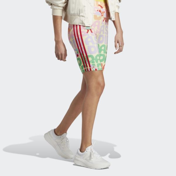 Perle Citrine Hot Adidas X Farm Rio Bike Shorts