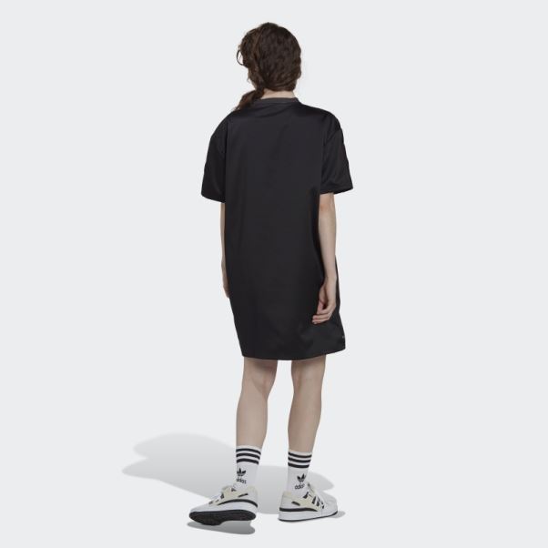 Adidas Robe T-shirt à Lacets Always Original Noir