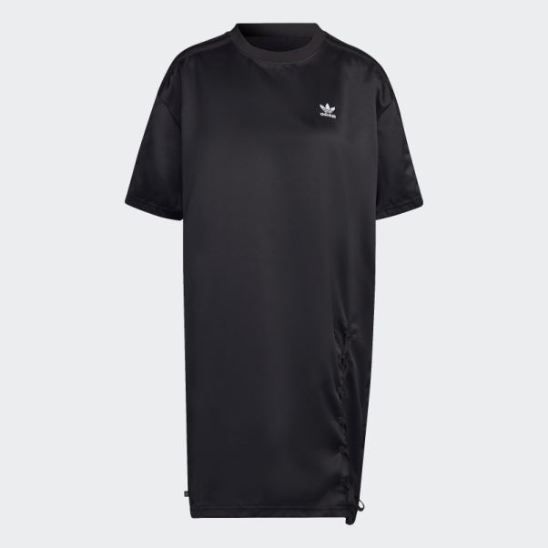Adidas Robe T-shirt à Lacets Always Original Noir