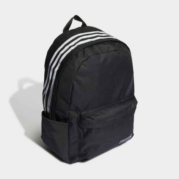 Sac à Dos Classique à 3 Bandes Noir Adidas