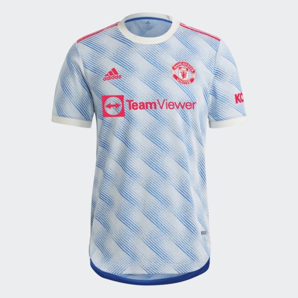Adidas Maillot Manchester United 21/22 Extérieur Authentique Blanc