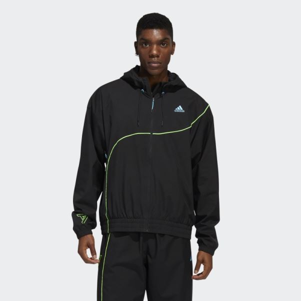 Coupe Vent Adidas Trae Noir