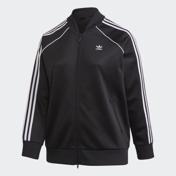Noir Adidas Primeblue Sst Track Top (taille Plus)