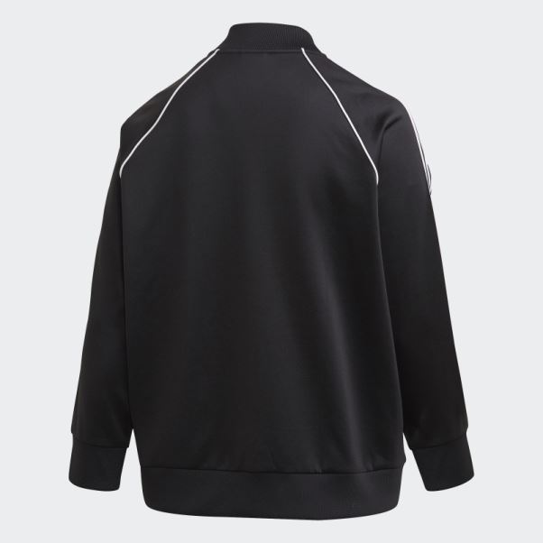 Noir Adidas Primeblue Sst Track Top (taille Plus)