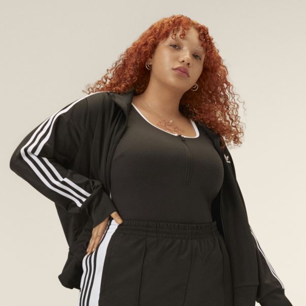 Noir Adidas Primeblue Sst Track Top (taille Plus)