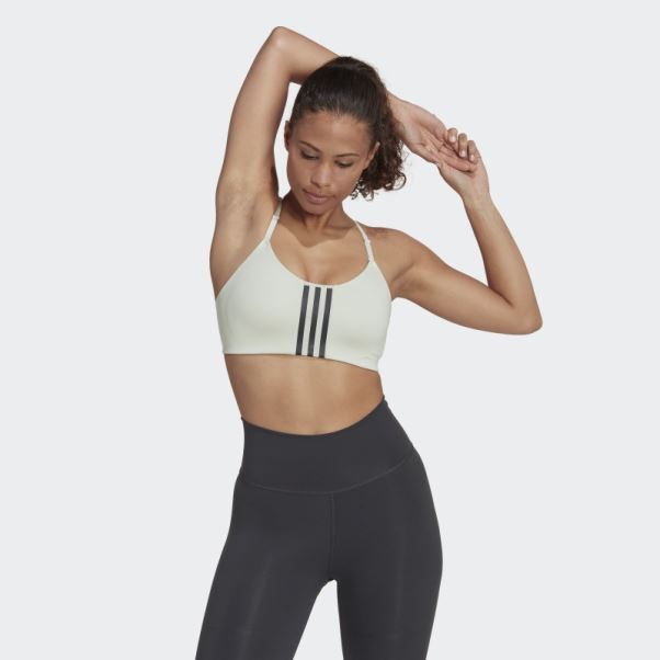 Soutien-gorge à Maintien Léger Adidas Aeroimpact Training Vert