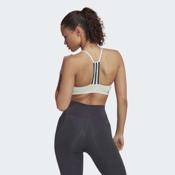 Soutien-gorge à Maintien Léger Adidas Aeroimpact Training Vert