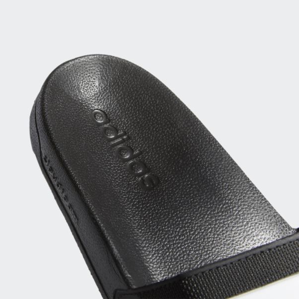 Adidas Adilette Toboggans De Douche Noir/blanc