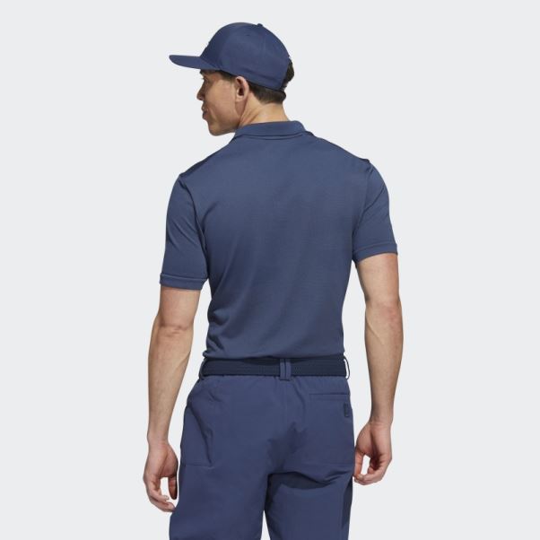 Adidas Polo Bleu Marine Sans Coutures