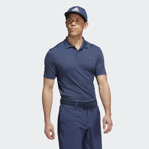Adidas Polo Bleu Marine Sans Coutures