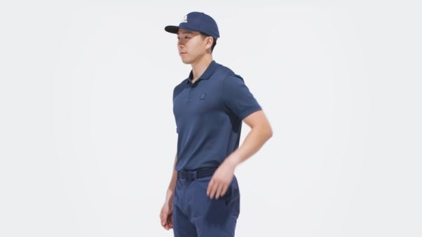 Polo Adidas Go-to Sans Coutures Bleu Marine