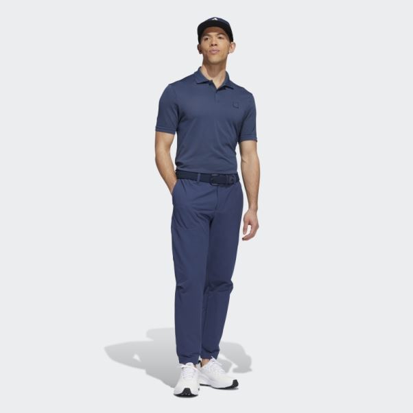 Polo Adidas Go-to Sans Coutures Bleu Marine