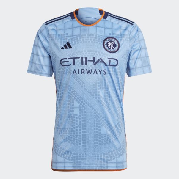 Maillot Adidas Bahia Domicile New York City Fc 23/24 Bleu Clair