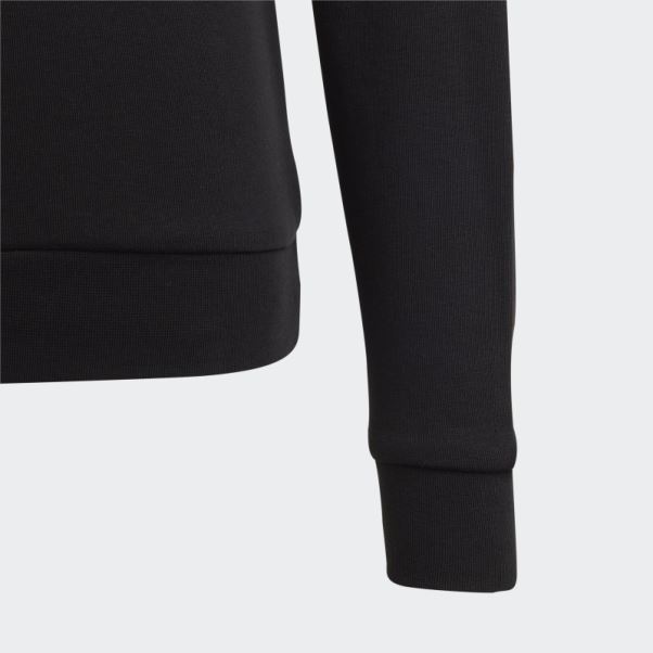 Sweat Adidas Essentials Gros Logo En Coton Noir