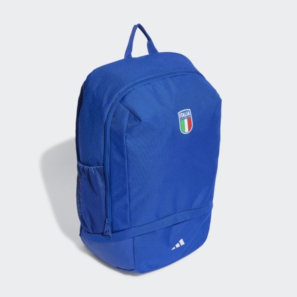 Sac A Dos Football Italie Adidas Bleu