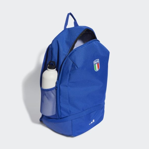Sac A Dos Football Italie Adidas Bleu