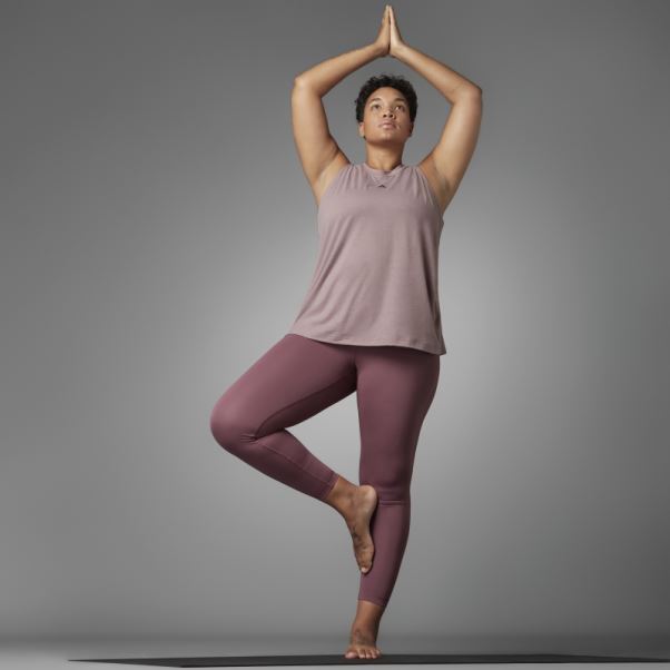 Débardeur De Yoga Adidas Authentique Balance Violet