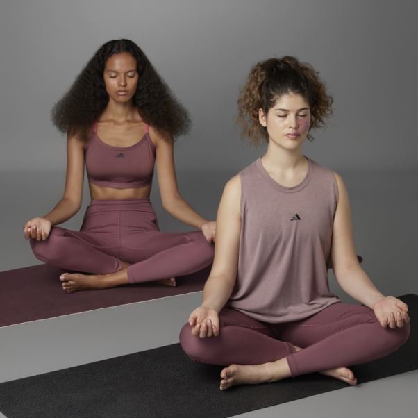 Débardeur De Yoga Adidas Authentique Balance Violet