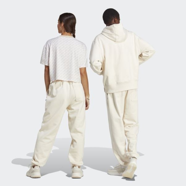 Pantalon De Jogging Lounge En Molleton épais Non Teint Adidas
