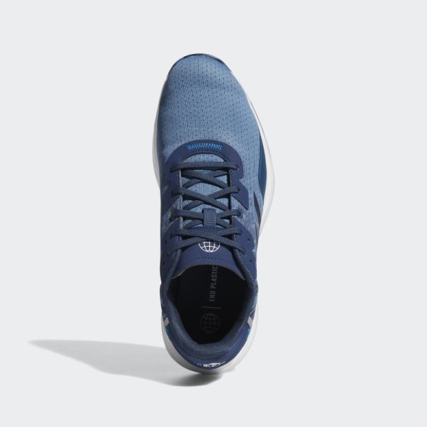 Adidas S2g Chaussures De Golf Sans Crampons Bleu Altéré