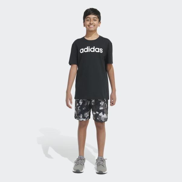 Short Adidas Core Camo Allover Print (taille Allongée) Noir
