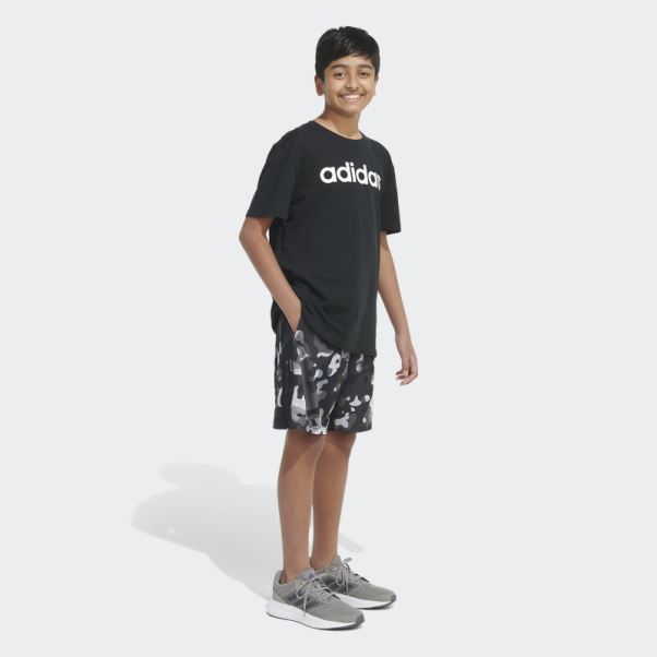 Short Adidas Core Camo Allover Print (taille Allongée) Noir