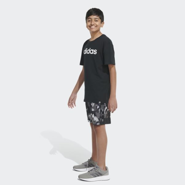 Short Adidas Core Camo Allover Print (taille Allongée) Noir