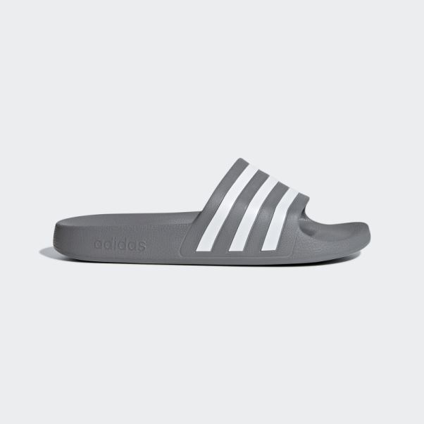 Adilette Aqua Slides Adidas Gris