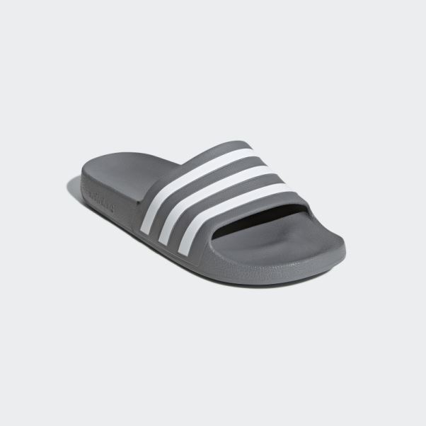 Adilette Aqua Slides Adidas Gris
