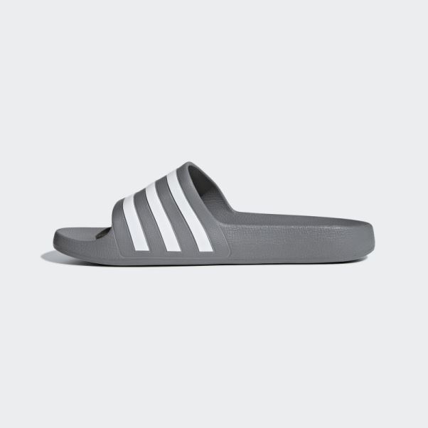 Adilette Aqua Slides Adidas Gris