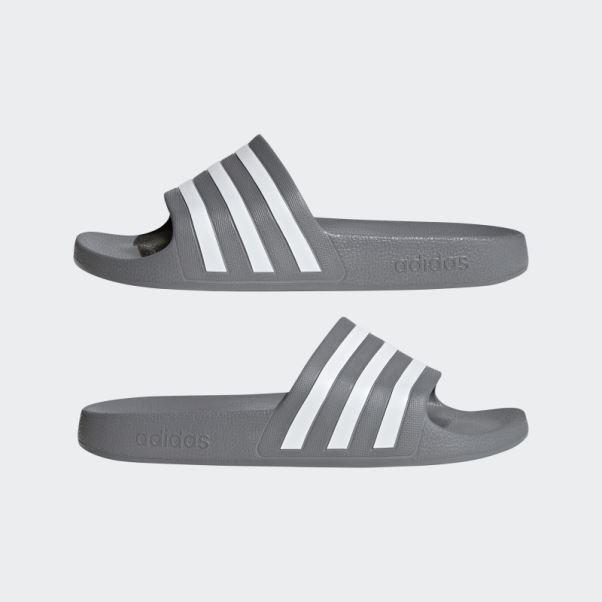 Adilette Aqua Slides Adidas Gris