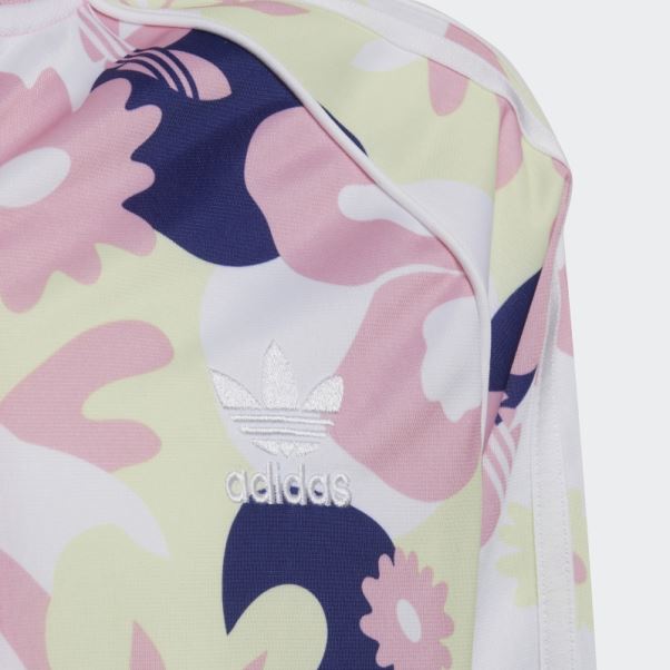 Adidas Allover Flower Print Sst Survêtement Blanc