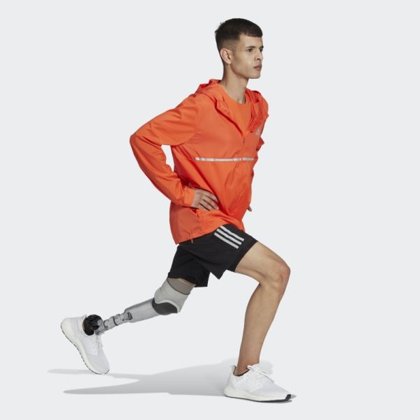 Adidas Veste Orange Propriétaire De La Course