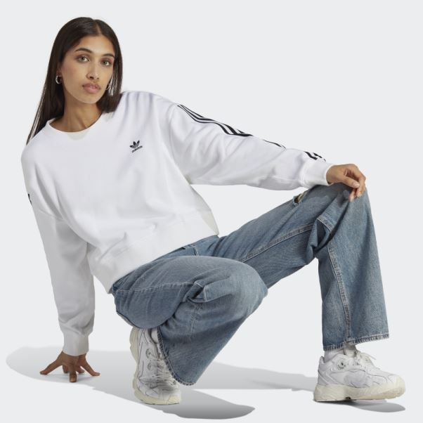 Sweat Adidas Adicolor Classics Blanc