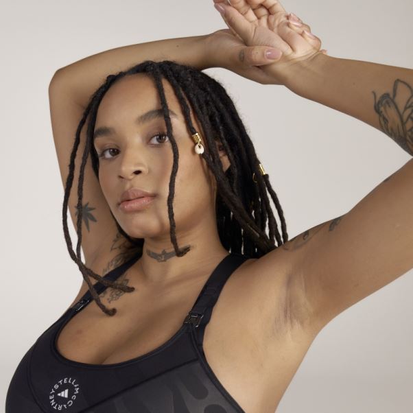 Adidas By Stella Mccartney Soutien-gorge D'allaitement De Maternité à Maintien élevé Mode Noir