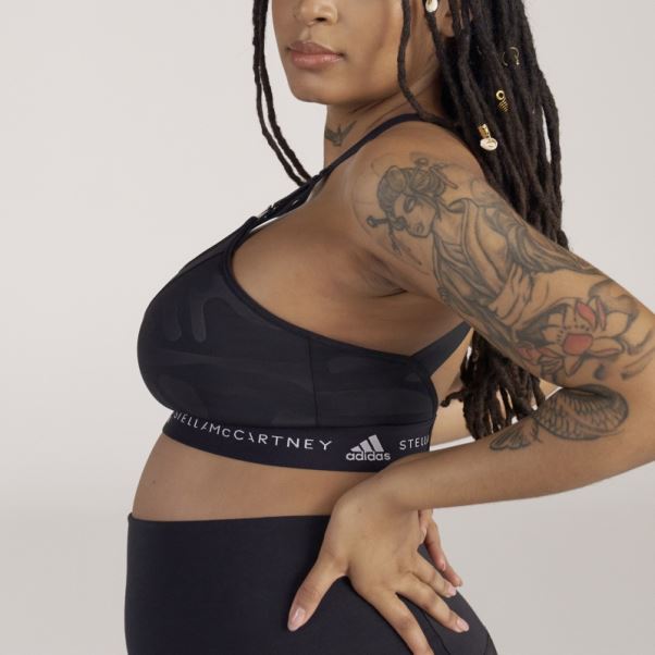 Adidas By Stella Mccartney Soutien-gorge D'allaitement De Maternité à Maintien élevé Mode Noir