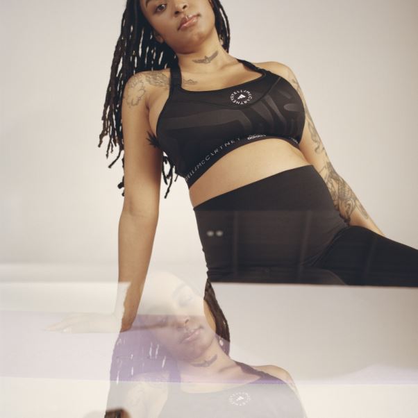 Adidas By Stella Mccartney Soutien-gorge D'allaitement De Maternité à Maintien élevé Mode Noir