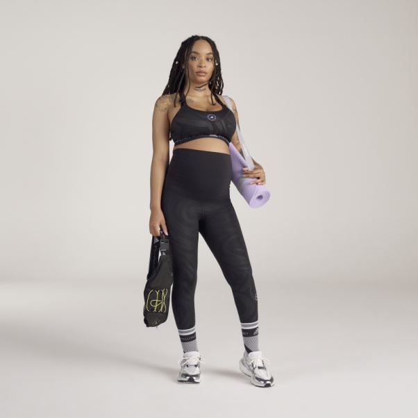Adidas By Stella Mccartney Soutien-gorge D'allaitement De Maternité à Maintien élevé Mode Noir
