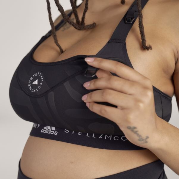 Adidas By Stella Mccartney Soutien-gorge D'allaitement De Maternité à Maintien élevé Mode Noir