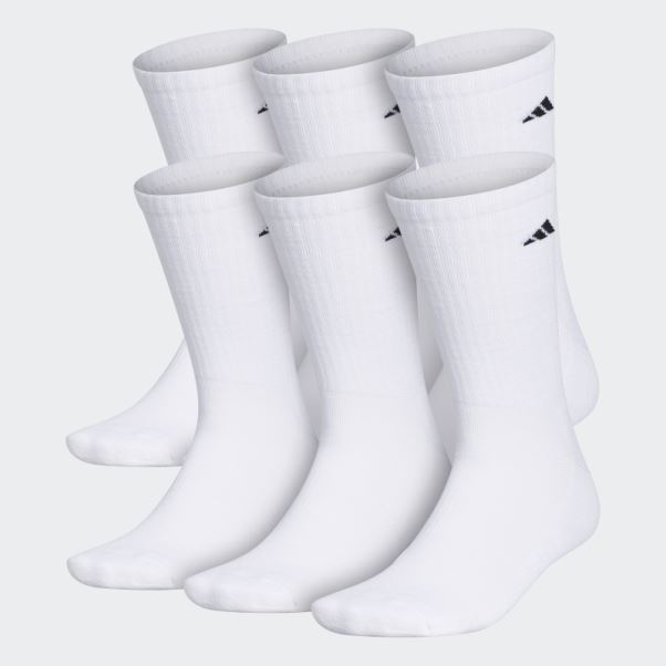 Chaussettes Athlétiques Matelassées 6 Paires Adidas Blanc