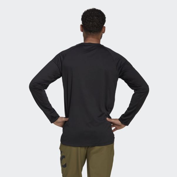 Maillot Adidas Five Ten Manches Longues Noir
