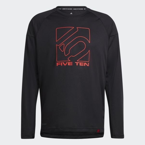 Maillot Adidas Five Ten Manches Longues Noir